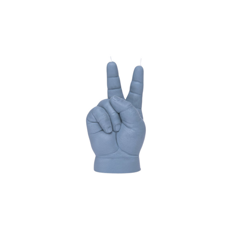 Baby PEACE Candle Grey