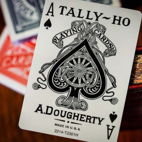 Bicycle Tally-Ho Circle Cards (Red)