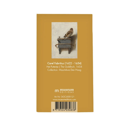 A7 Flip booklet, Goldfinch, Carel Fabritius