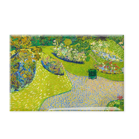 Fridge Magnet, Garden in Auvers, Vincent van Gogh