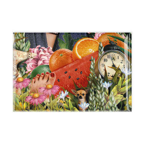 Fridge Magnet, inspired by Frida Kahlo, fruit