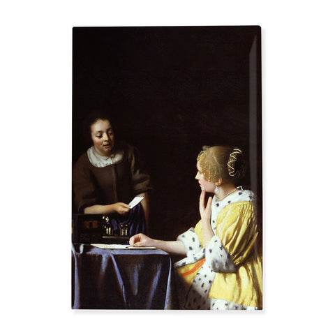 Fridge Magnet, Lady and Maid, Vermeer