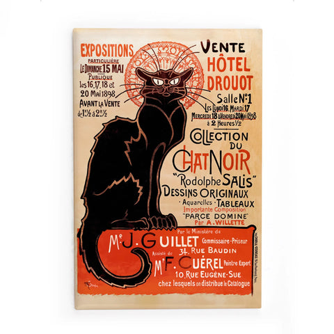 Fridge Magnet, Le chat Noir, Theophile Steinlen