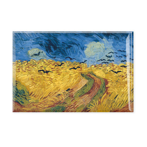 Fridge Magnet, Van Gogh, Wheatfield with crows, in Auvers