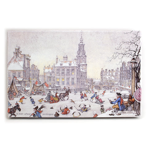 Masters-on-wood, Anton Pieck, Amsterdam Ice Scene