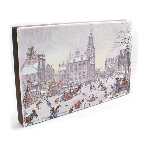 Masters-on-wood, Anton Pieck, Amsterdam Ice Scene