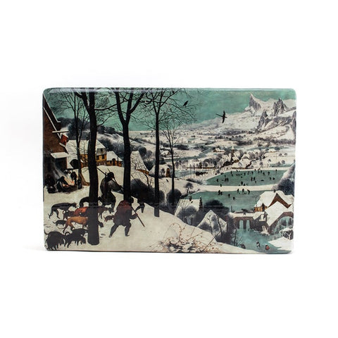 Masters-on-wood, Breughel, Hunters in the snow, 300 x 195 mm