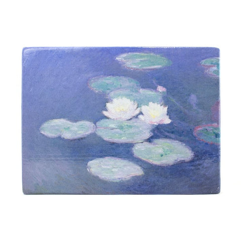 Masters-on-wood, Monet, Water Lilies in evening light