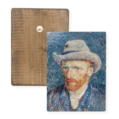 Masters-on-wood, Selfportrait, Gogh, 300 x 195 mm