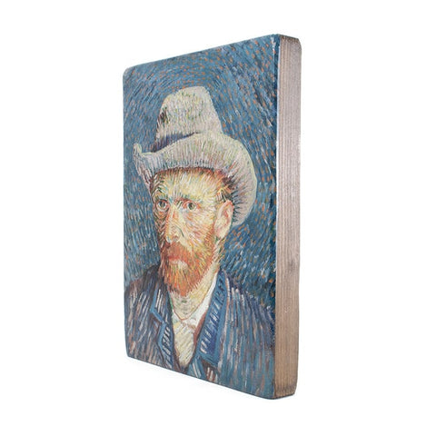 Masters-on-wood, Selfportrait, Gogh, 300 x 195 mm