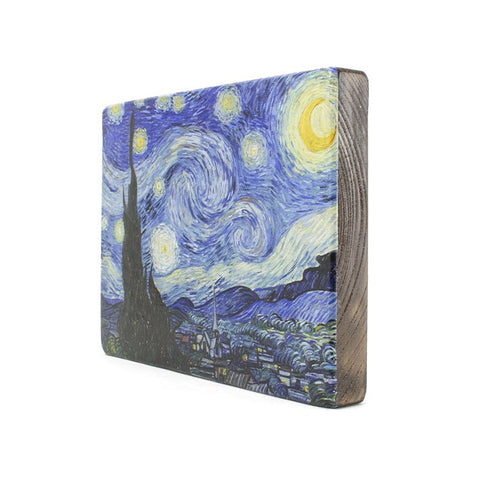 Masters-on-wood, Starry night, Vincent van Gogh , 300 x 195 mm