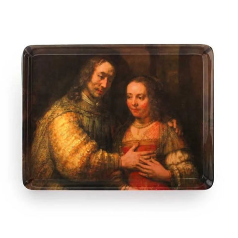 Midi tray (27 x 20 cm), Jewish bride, Rembrandt