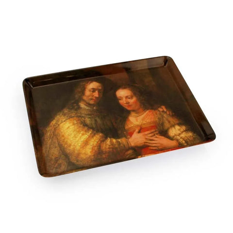 Midi tray (27 x 20 cm), Jewish bride, Rembrandt