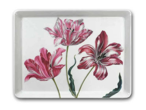 Midi tray (27 x 20 cm), Three tulips, Merian