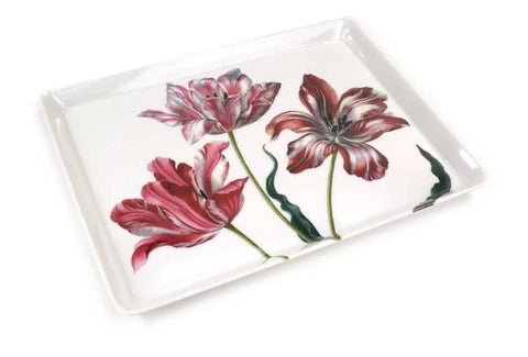 Midi tray (27 x 20 cm), Three tulips, Merian