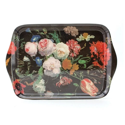 Mini tray, 21 x 14 cm, Flower still life, De Heem