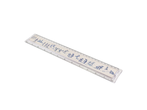 Ruler , Delftblue Tiles