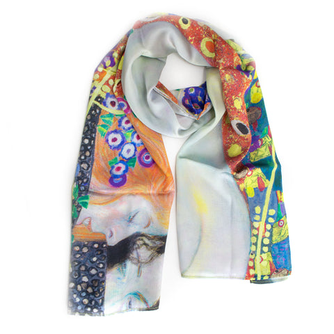 Scarf , Gustav Klimt, Water Serpents 2