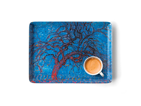 Serving Tray, MIDI, Piet Mondriaan, Red Tree