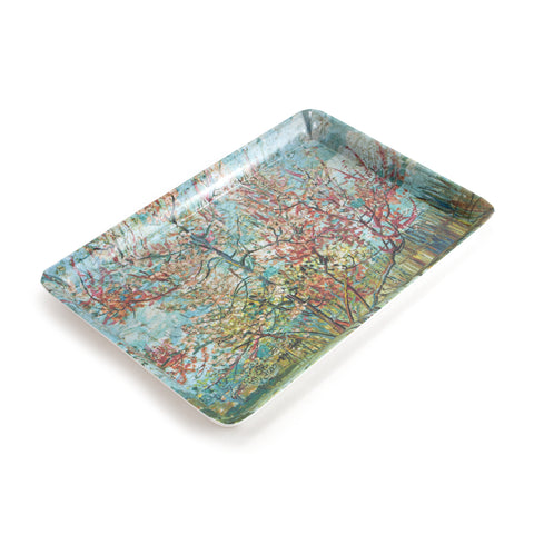 Serving Tray Mini, 21 x 14 cm, Kröller-Müller, Van Gogh, Pink peach trees