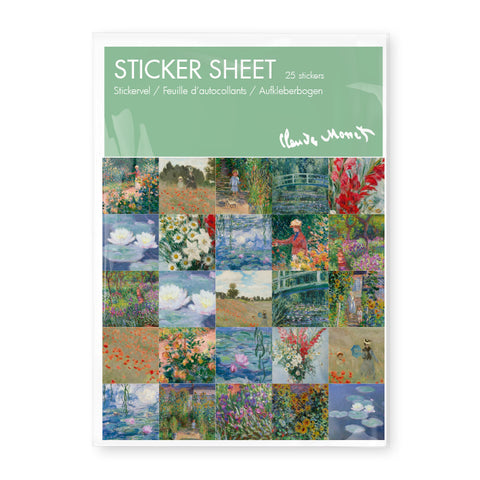 Stickersheet, Claude Monet