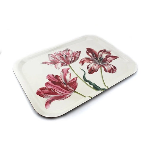 Tray Laminate large, Three tulips, Merian