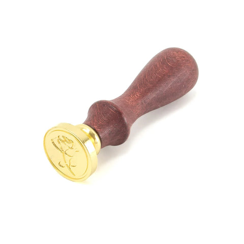 Wax sealing set, Rose stamp